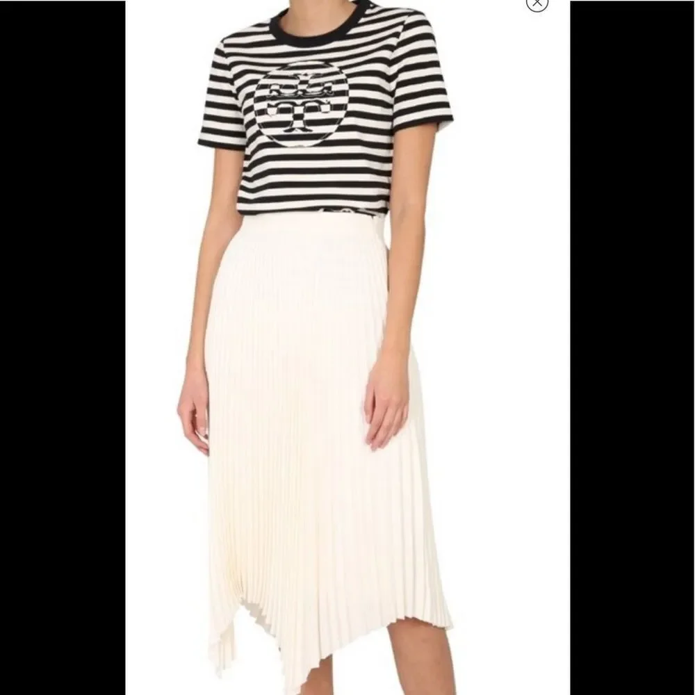 🎈SALE 🎈 Tory Burch Cotton t-shirt with Logo - Picture 3 of 12